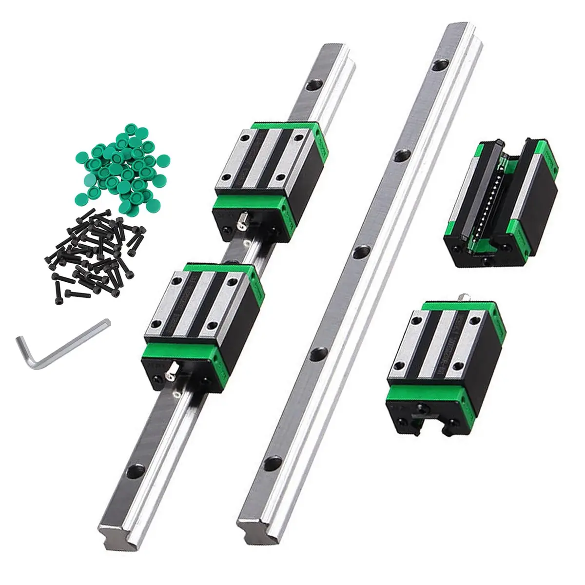 CNCMANS HGR20 Linear Guide Rail Kit 200mm | High Precision CNC Parts for Automated Printer - main product image