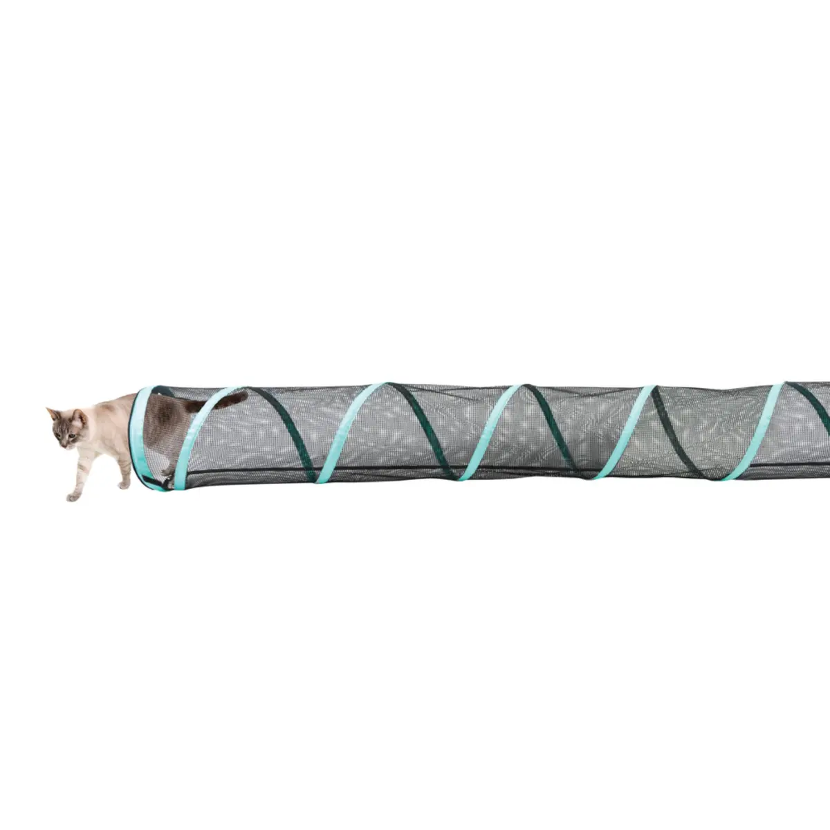 Kitty City Catio Outdoor 20' Cat Tunnel – 20‑Foot Play Tunnel, 11” Diameter, Modular Connector for Cats & Small Pets - main product image