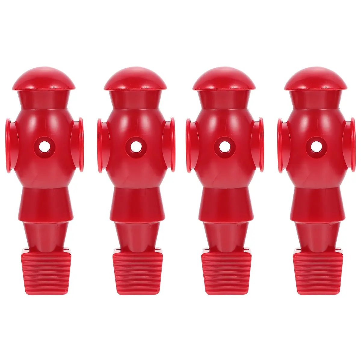 Homoyoyo 4-Piece Foosball Player Replacement Set for Table Repair | Resin Red - main product image