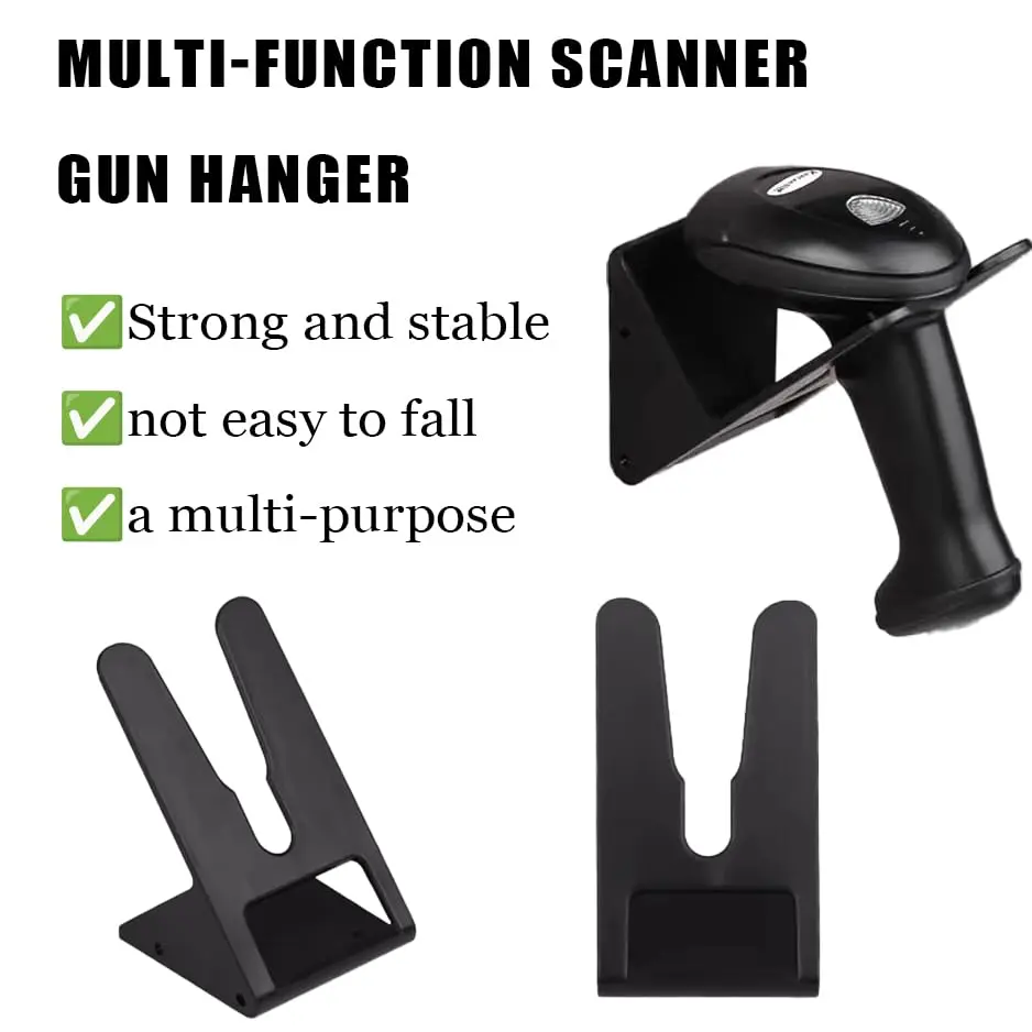 DDRAUY Barcode Scanner Holder Wall Mount | Durable ABS, Universal Fit, Easy Assembly, Free Hands (B) - view 5