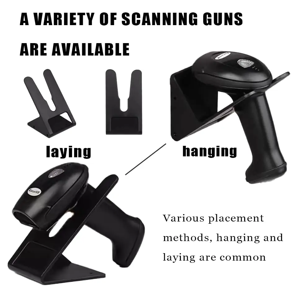 DDRAUY Barcode Scanner Holder Wall Mount | Durable ABS, Universal Fit, Easy Assembly, Free Hands (B) - view 7