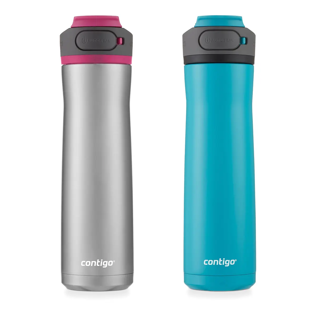 Contigo Cortland Chill 2.0 Stainless Steel Water Bottle 24oz | Double Wall Vacuum Insulated, Spill-Proof, 2-Count - view 5