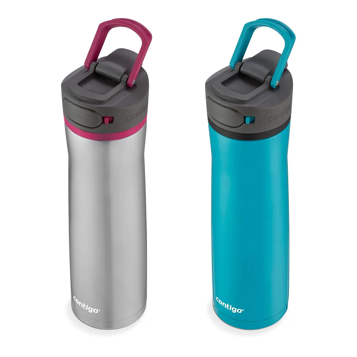 Contigo Cortland Chill 2.0 Stainless Steel Water Bottle 24oz | Double Wall Vacuum Insulated, Spill-Proof, 2-Count - view 4