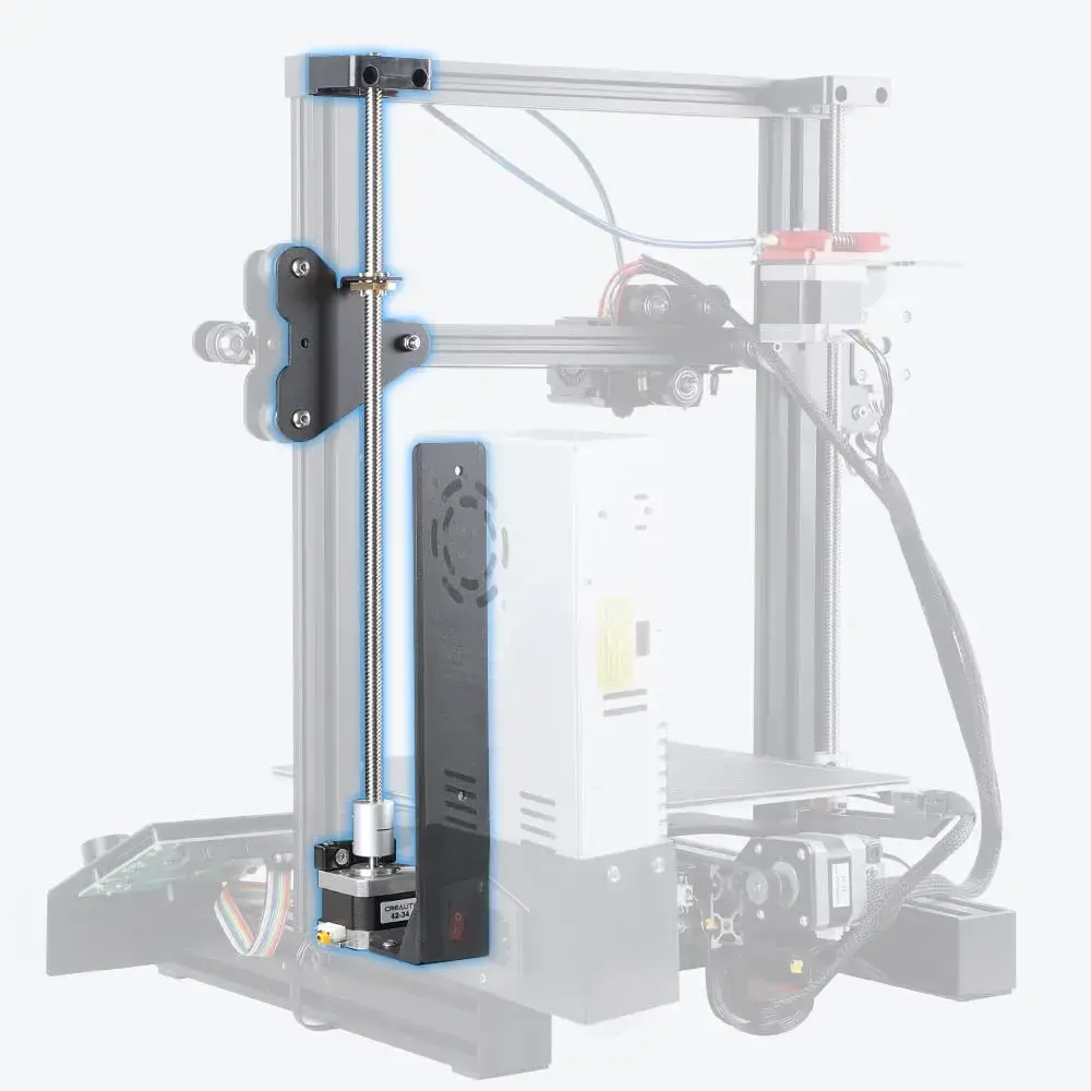 Creality Ender 3 Dual Z-Axis Upgrade Kit | Metal Lead Screw & Stepper Motor for Ender 3, Pro, V2, Neo (1 kg / 2.2 lb) - view 5