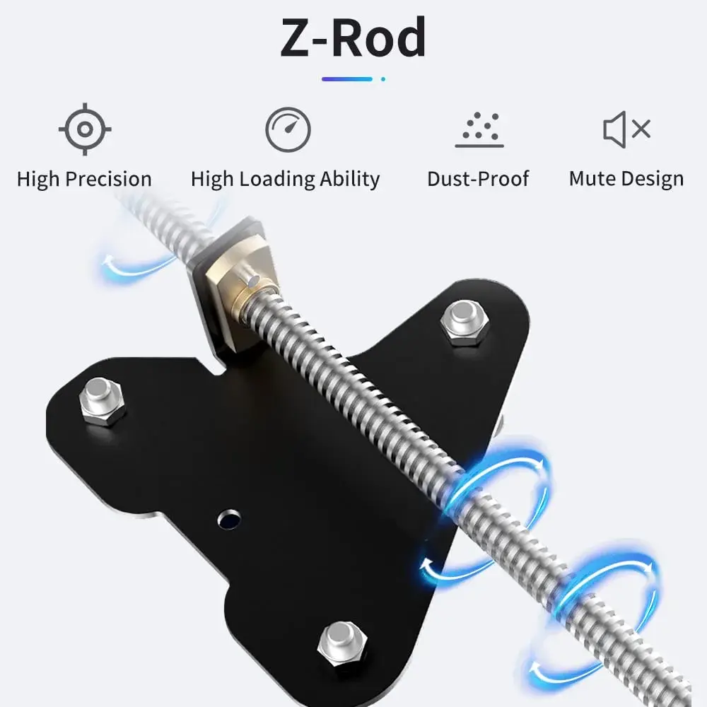 Creality Ender 3 Dual Z-Axis Upgrade Kit | Metal Lead Screw & Stepper Motor for Ender 3, Pro, V2, Neo (1 kg / 2.2 lb) - view 2