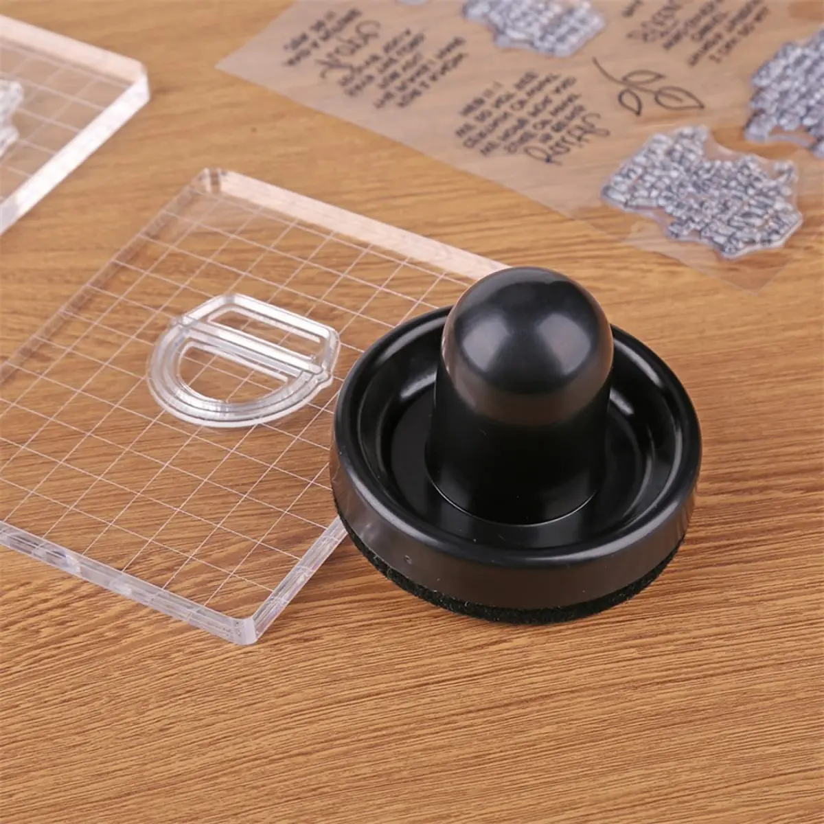 CYFUN DESIGN Rubber Stamp Pressure Tool 6 x 7.5cm | Ideal for Card Making & Scrapbooking - view 6