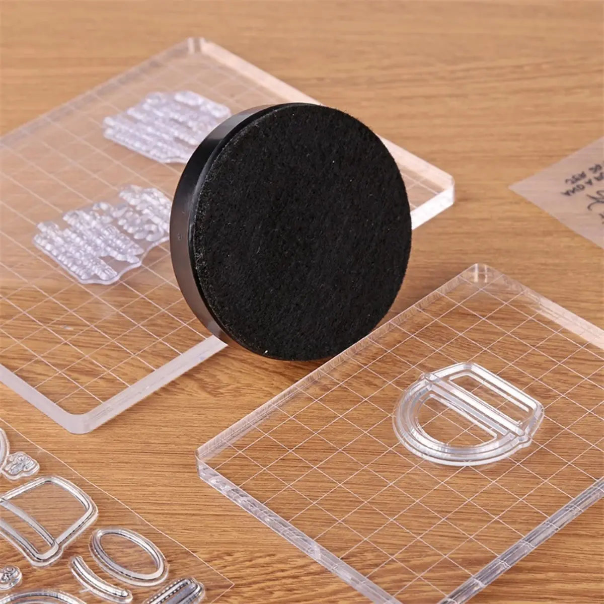 CYFUN DESIGN Rubber Stamp Pressure Tool 6 x 7.5cm | Ideal for Card Making & Scrapbooking - view 7