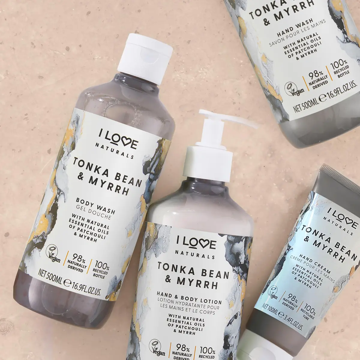 I LOVE Moisturizing Body Wash with Tonka Bean & Myrrh | Plant-Based, Infused with Essential Oils, 16.9 oz - view 5