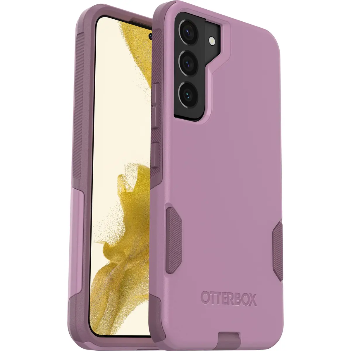 OtterBox Galaxy S22 Commuter Series Case - Pink | Slim & Tough, Pocket-Friendly, with Port Protection - main product image