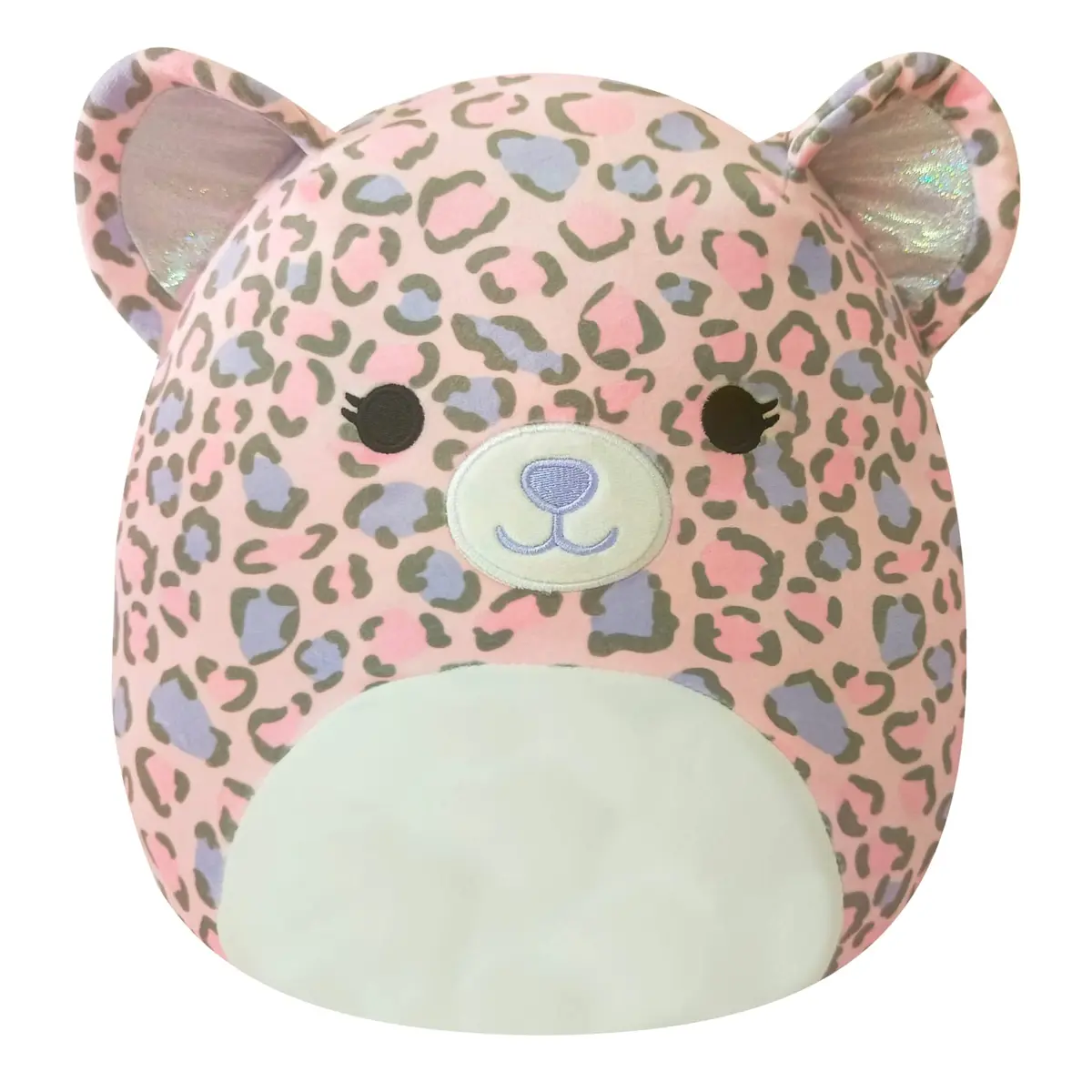 Squishmallows Dallas Pink and Purple Leopard Plush 30cm (12-Inch) | Official Jazwares Stuffed Animal Toy for Kids - main product image