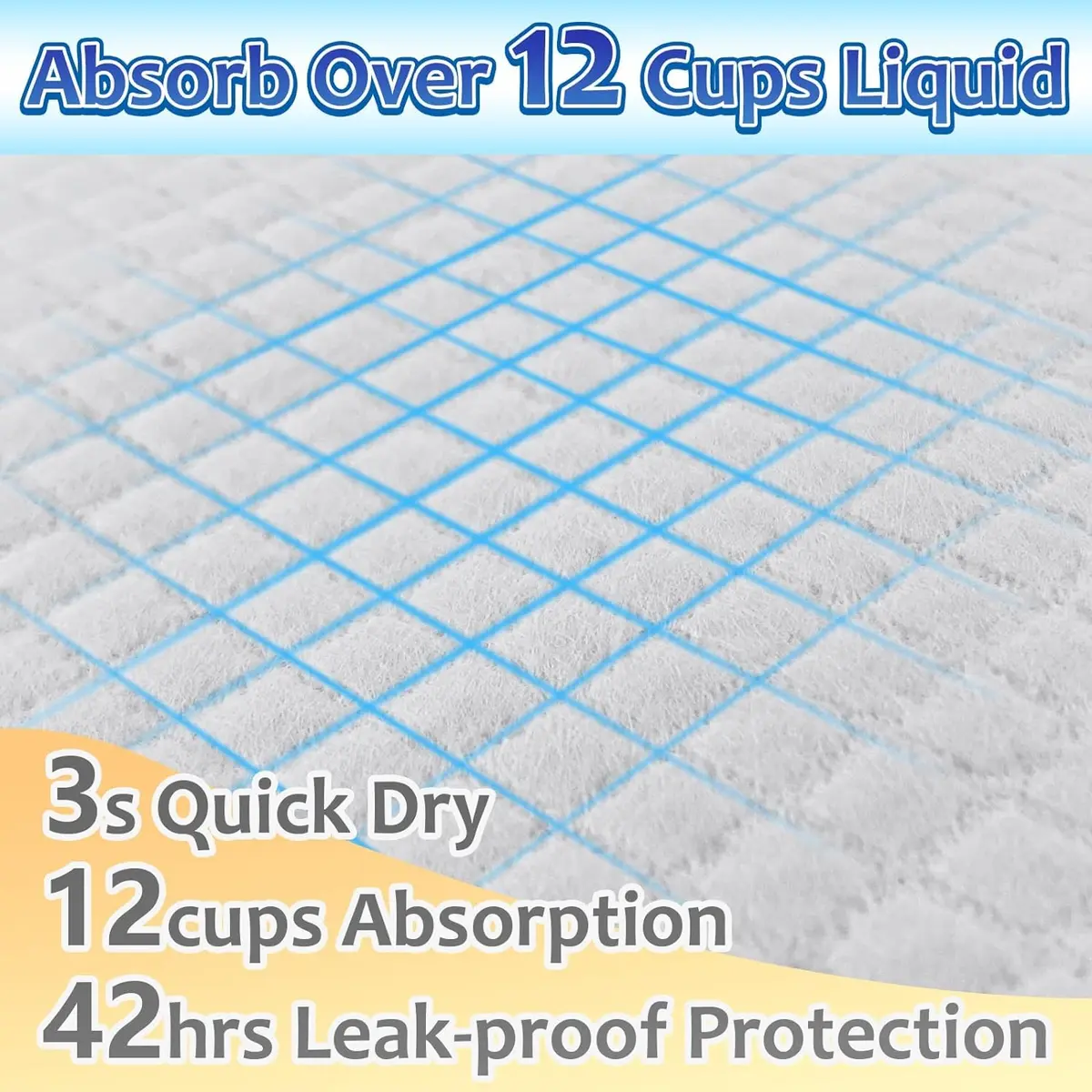 Dogcator Extra Large Dog Pee Pads 30"x36" | Super Absorbent, Leak-Proof for Indoor & Outdoor Use - view 2