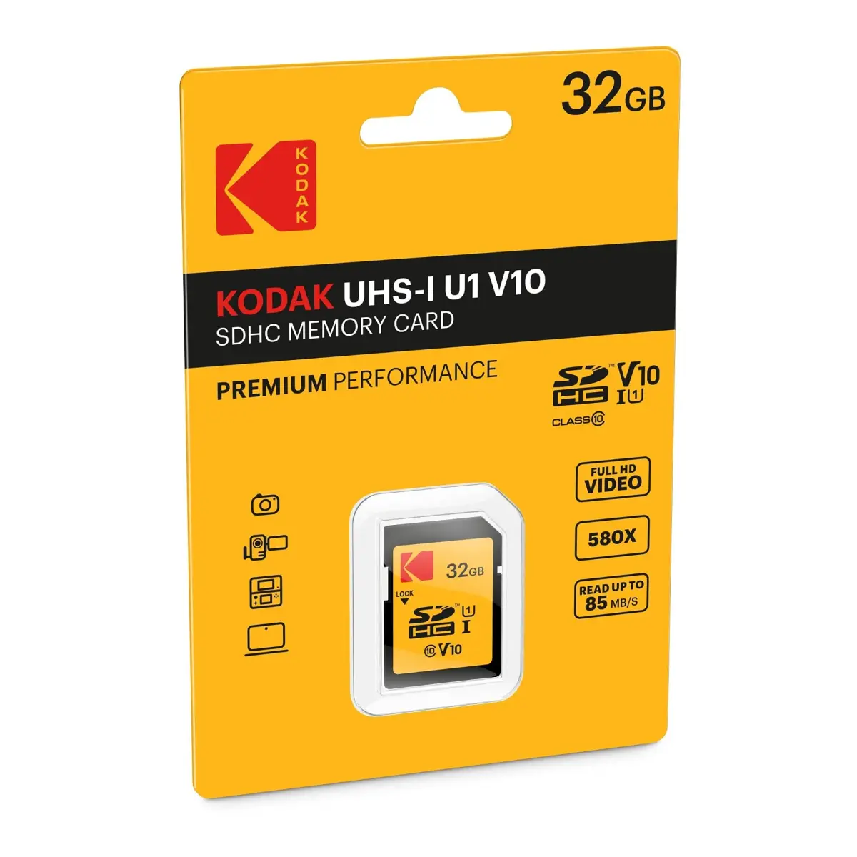 Kodak 32GB SDHC Memory Card Bundle with USB 2.0 Card Reader | 10-Pack - view 4