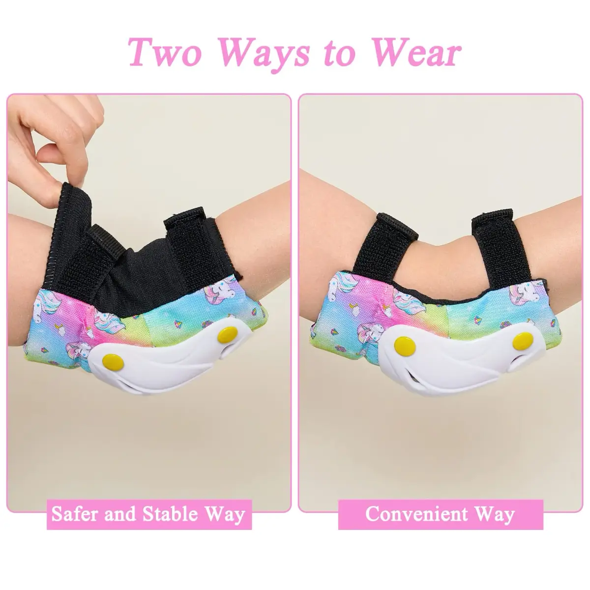 FIODAY Kids Protective Gear Set with Drawstring Bag | Small (3-8 Years, 36-77 lbs) - view 5