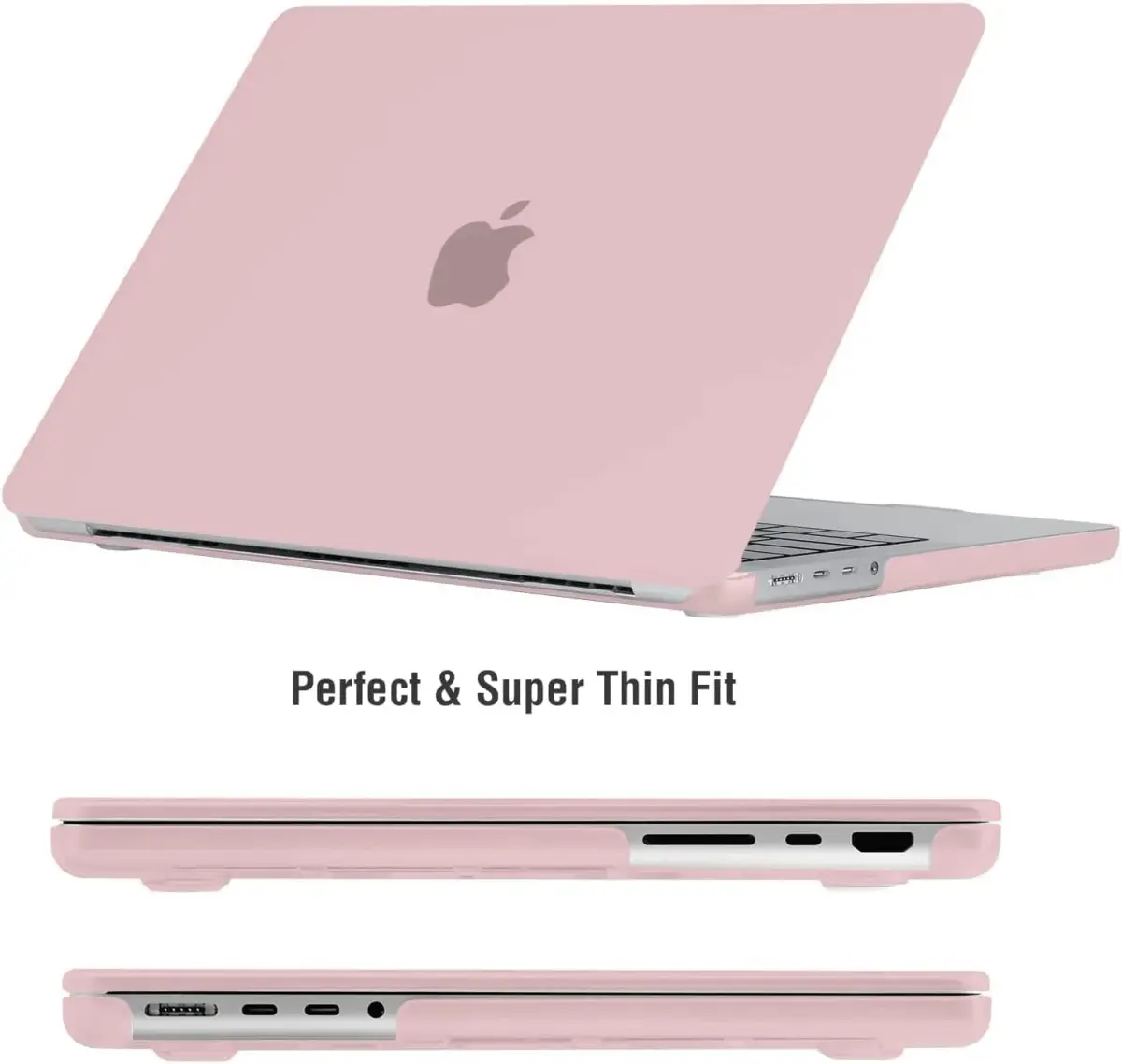 EooCoo Matte Light Pink Hard Case for MacBook Pro 14-inch | Includes Keyboard Cover & Screen Protector - view 5
