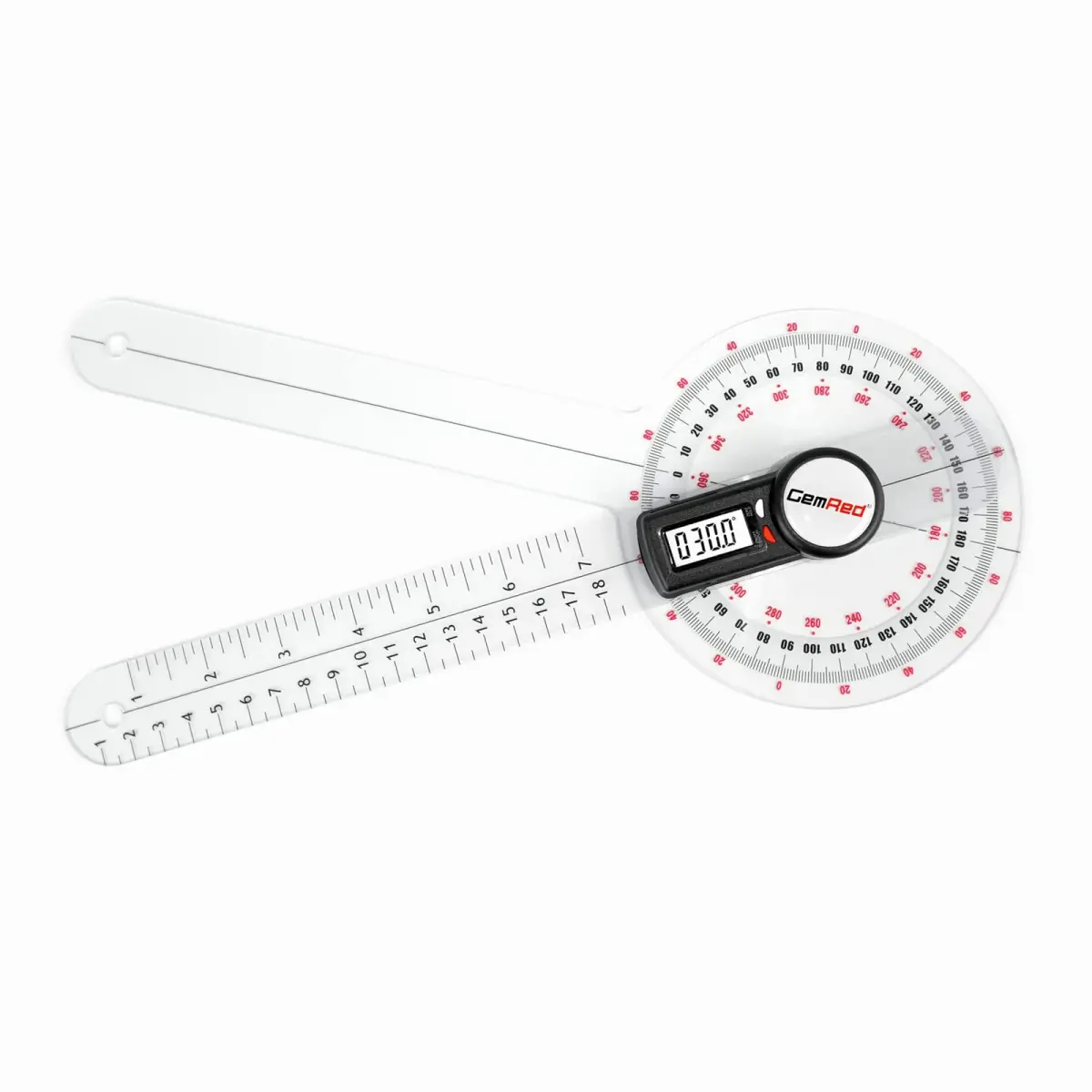 GemRed 12 inch Digital Goniometer for Joint ROM Measurement | Physical Therapy Tool - main product image