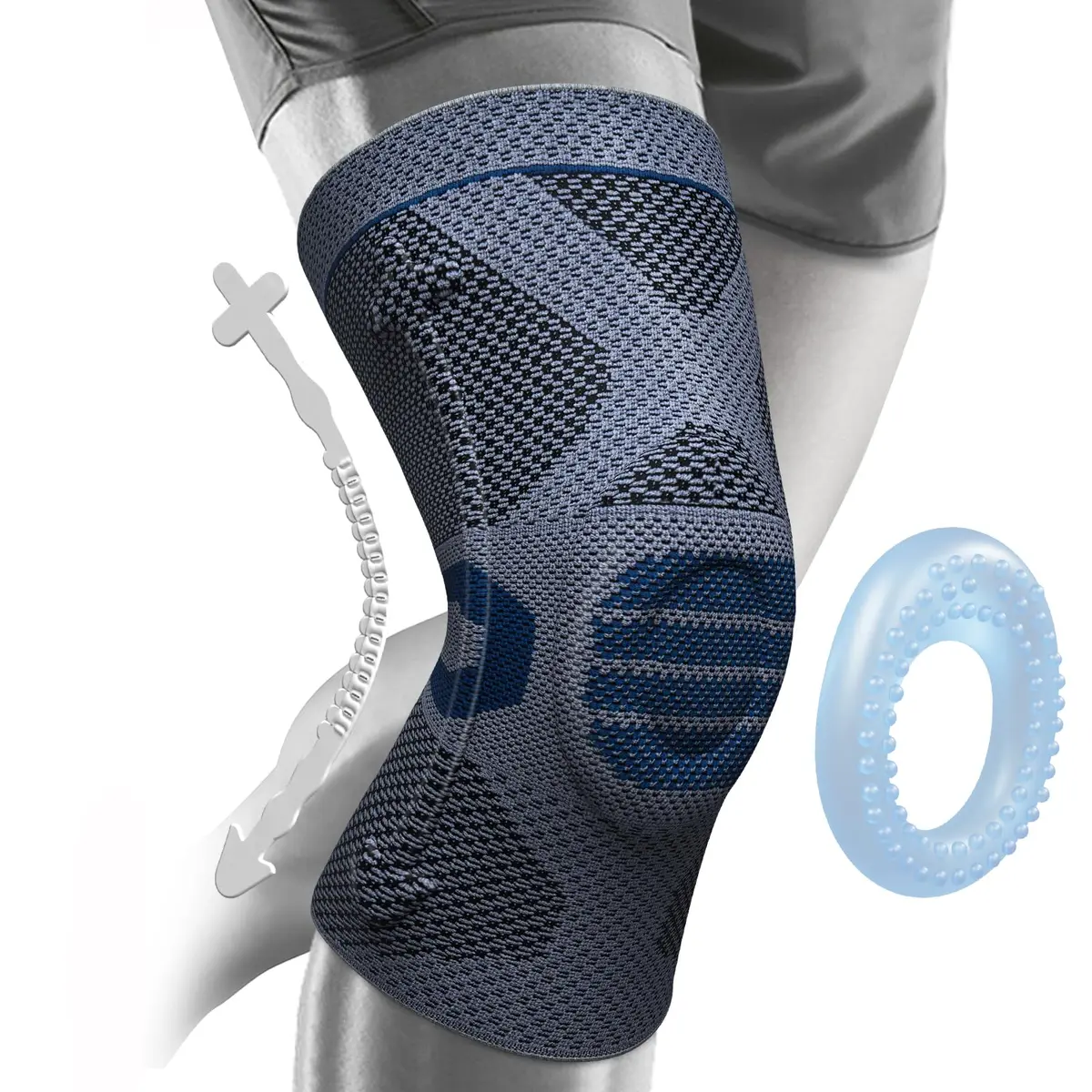 NEENCA Professional Knee Brace Medical Support for Women & Men | Patella Gel Pad & Side Stabilizers - main product image