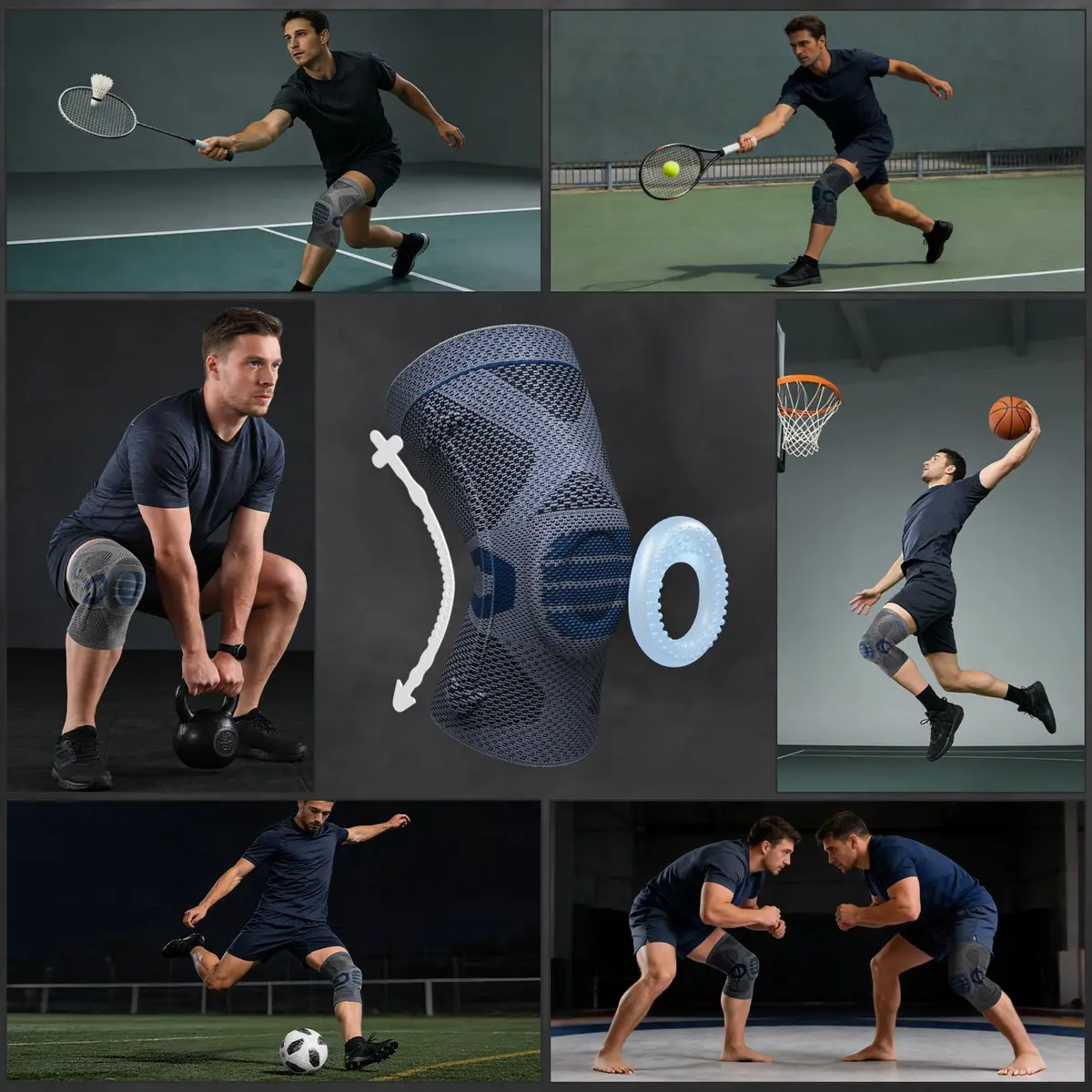 NEENCA Professional Knee Brace Medical Support for Women & Men | Patella Gel Pad & Side Stabilizers - view 7