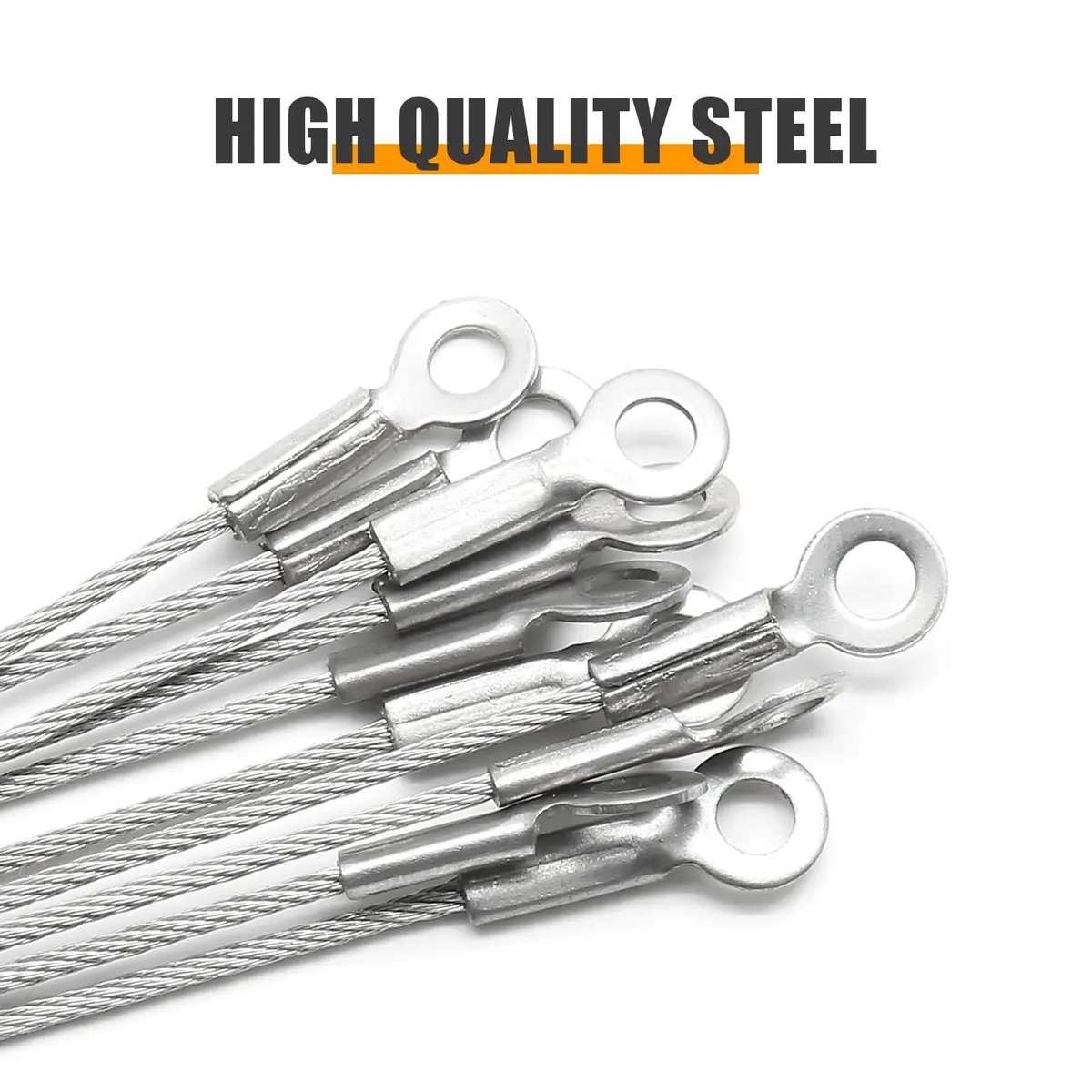 Jiozermi 8 Inch Cabinet Door Restraint, 10 Pcs, Stainless Steel | Prevents Doors from Swinging Open Too Far - view 4