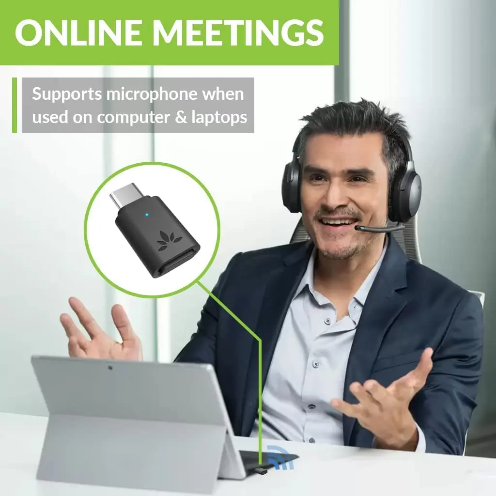Avantree C81 USB-C Bluetooth Audio Adapter for PS5 | Wireless, Low Latency, Wide Compatibility - view 6