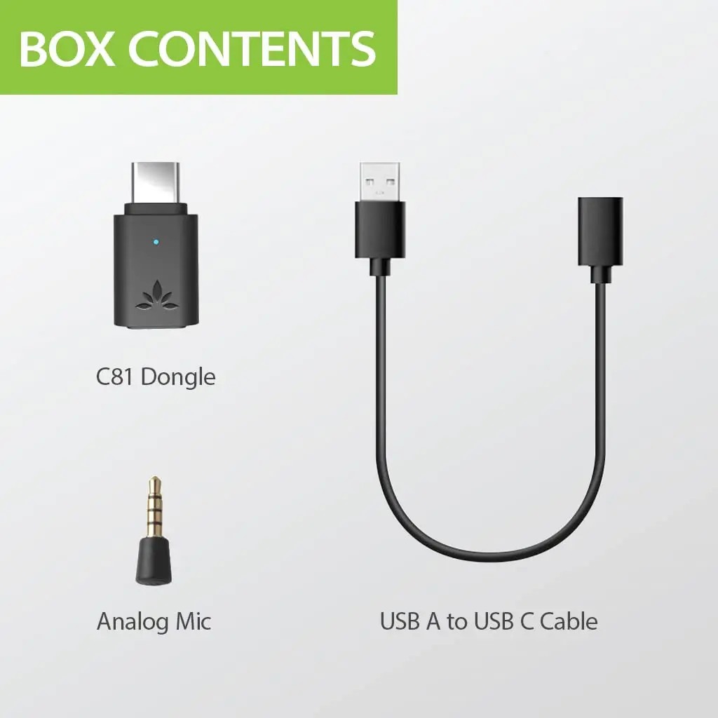 Avantree C81 USB-C Bluetooth Audio Adapter for PS5 | Wireless, Low Latency, Wide Compatibility - view 7