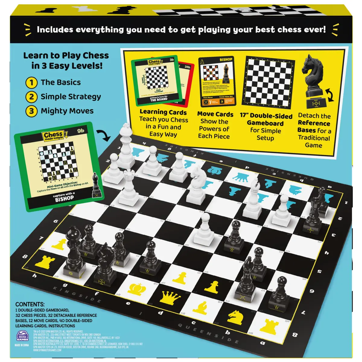 Spin Master Games Chess Made Simple Classic Board Game for Beginners | Educational Strategy Game for Ages 8+ - view 7