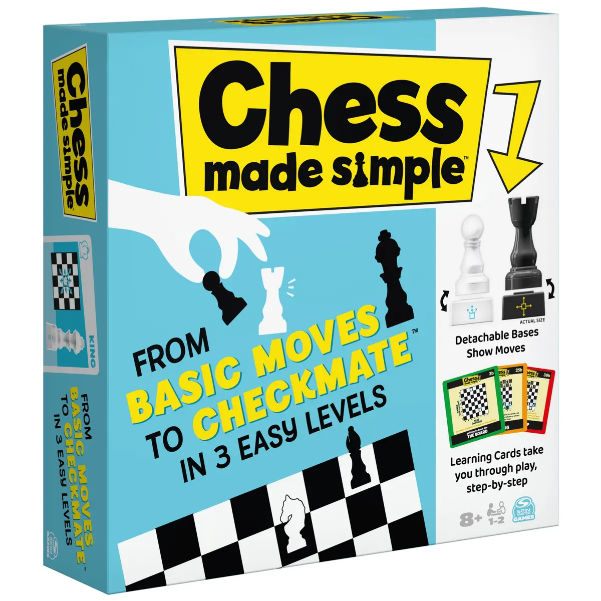 Spin Master Games Chess Made Simple Classic Board Game for Beginners | Educational Strategy Game for Ages 8+ - view 2