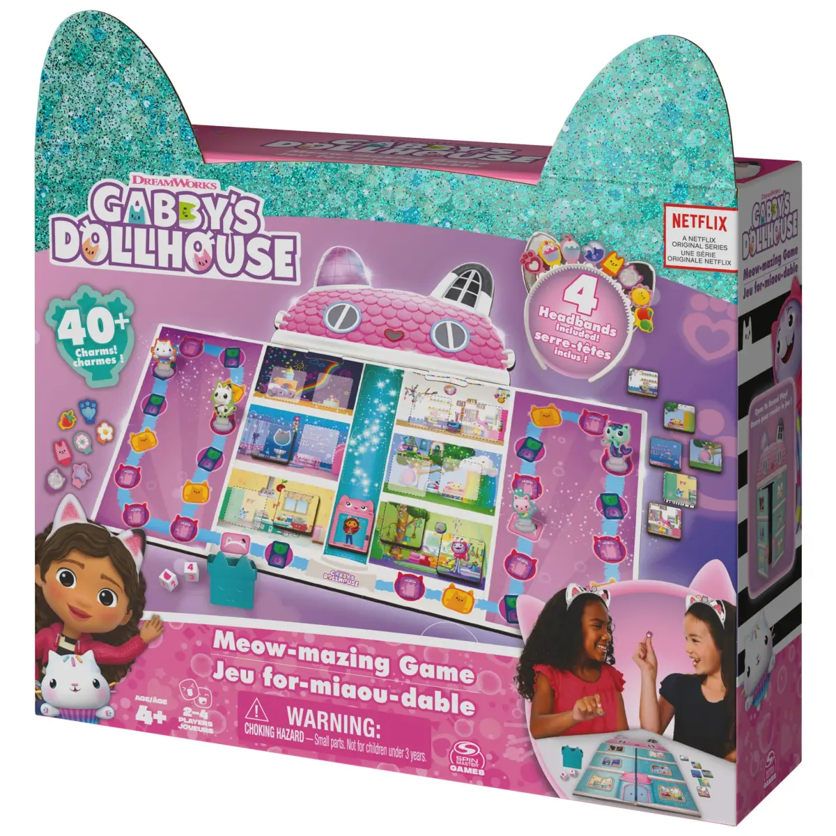 Spin Master Games Gabby's Dollhouse Meow-Mazing Family Game | Educational Board Game for Kids Ages 4+ - view 9