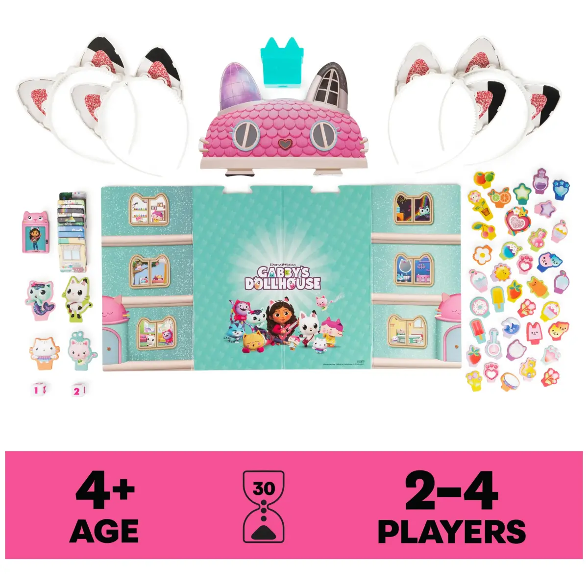 Spin Master Games Gabby's Dollhouse Meow-Mazing Family Game | Educational Board Game for Kids Ages 4+ - view 2