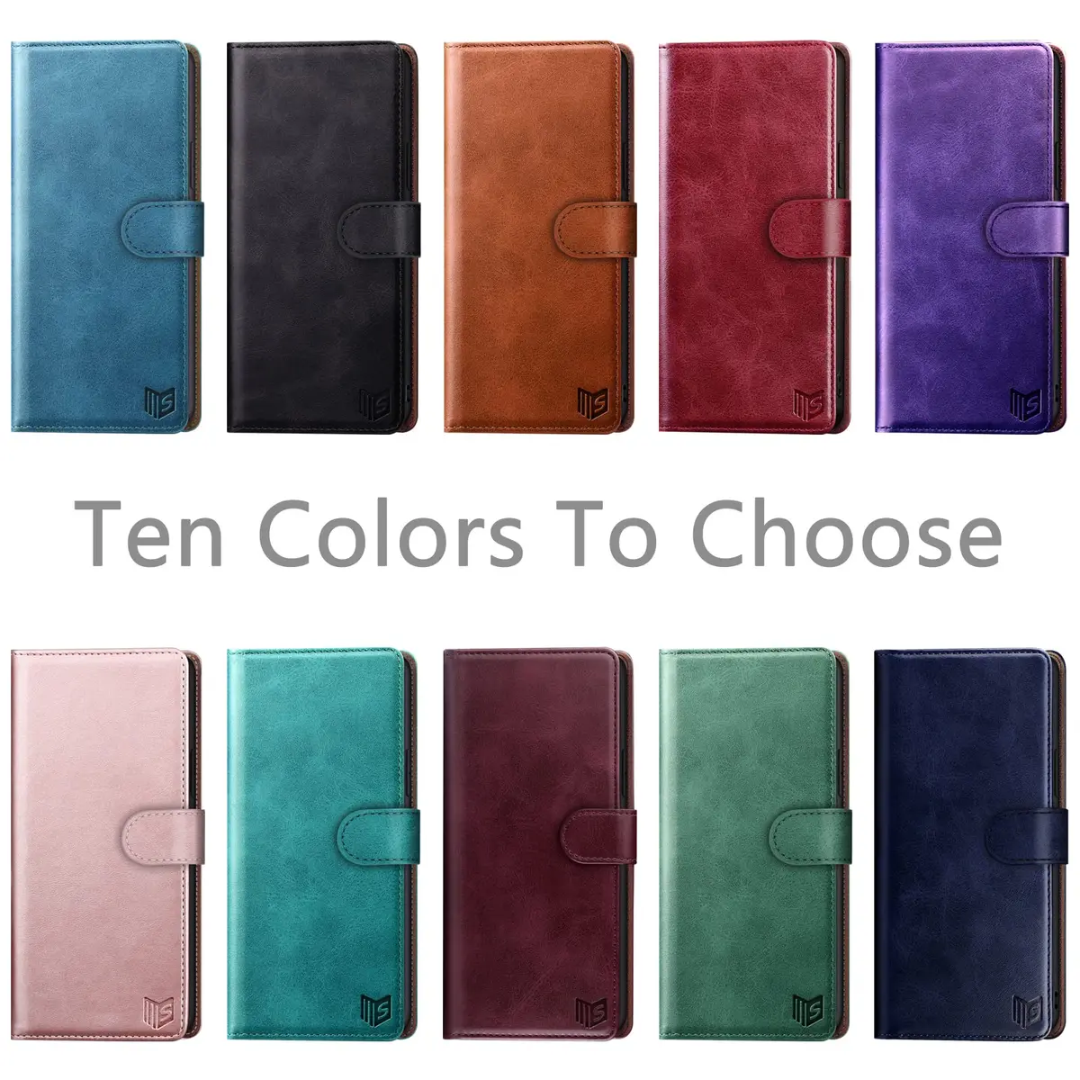 SUANPOT Wallet Case for Motorola Moto G Power 2022 | RFID Blocking PU Leather Shockproof Flip Cover - view 2