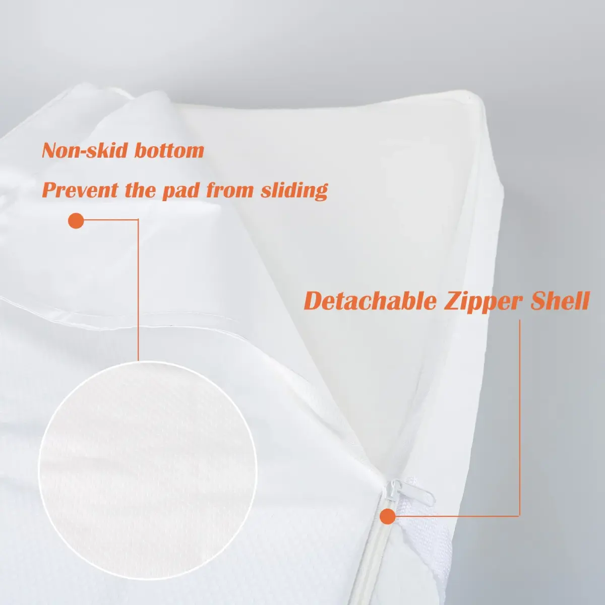 BBjixiang Contoured Baby Changing Pad with Waterproof Cover, 84cm x 41cm (33"×16") | Fits Most Dressers & Tables - view 4