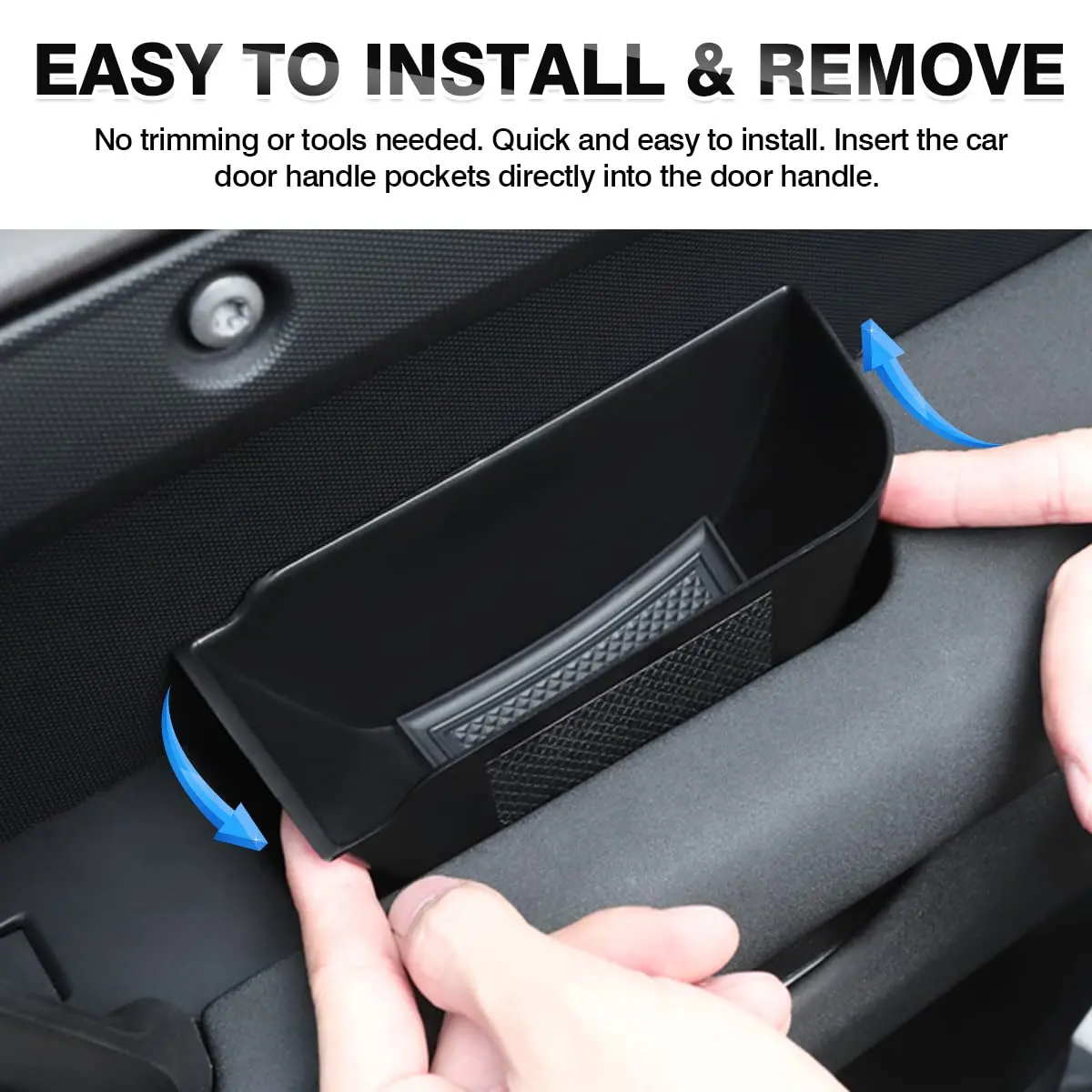 Karltys Door Side Storage Box for Land Rover Defender 90 110 130 2020-2024 2PCS | Grab Handle Pocket Tray - view 6