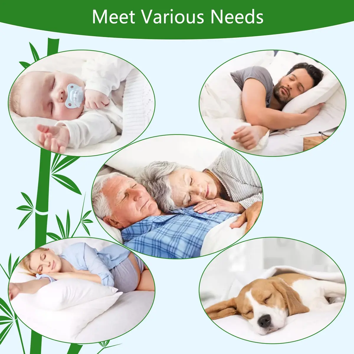 GOONIK Queen Mattress Protector Breathable Bamboo Viscose Waterproof 60x80 with 6-18 inch Deep Pocket - view 6