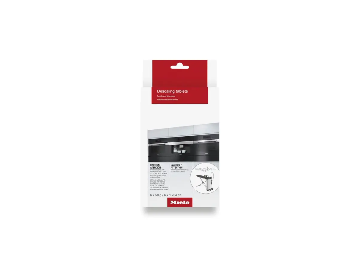 Miele Descaling Tablets for Coffee Machines & Ovens 6 Tablets | Thorough Limescale Removal - main product image