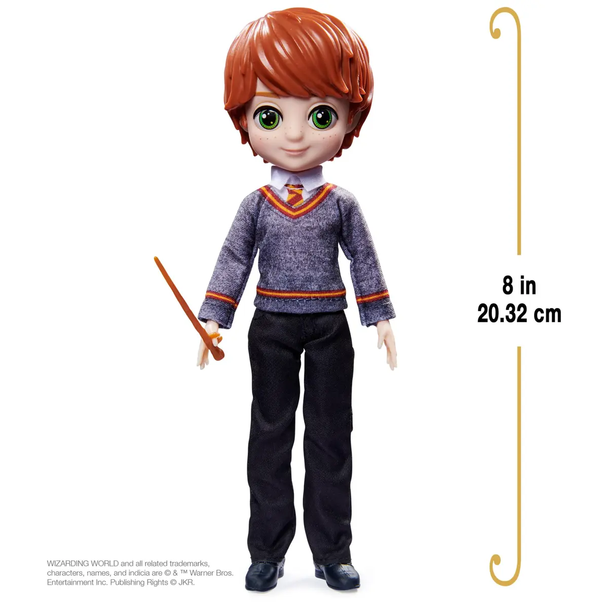 Wizarding World Ron Weasley 8-inch Doll with Hogwarts Uniform & Wand | Ages 6+ - view 6