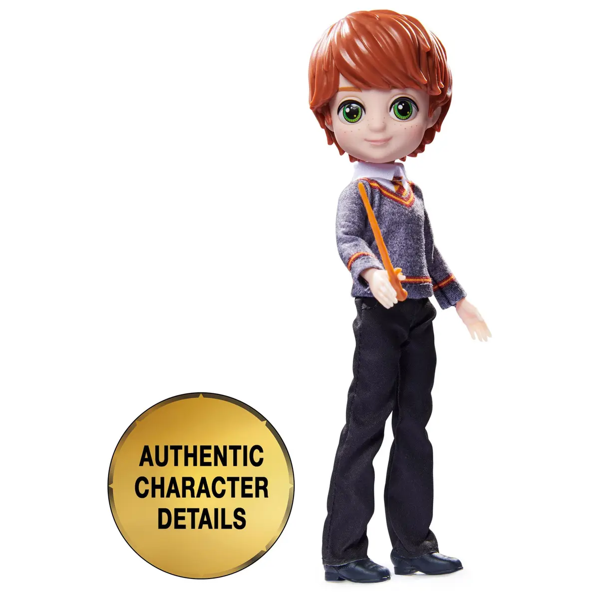 Wizarding World Ron Weasley 8-inch Doll with Hogwarts Uniform & Wand | Ages 6+ - view 3