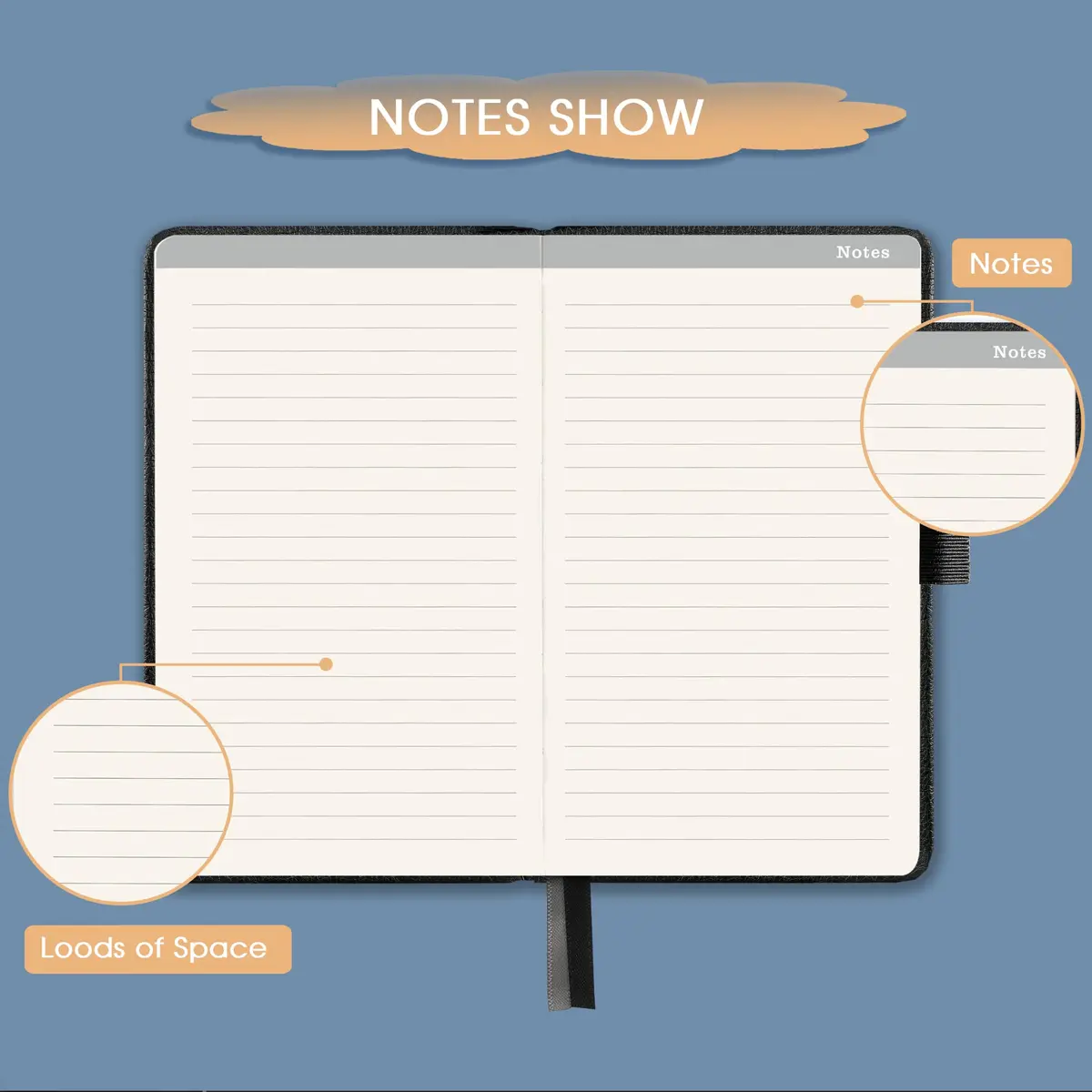 Tullofa 2027-2029 Pocket Planner 6.2" x 4" | Monthly Calendar with 60 Note Pages & Pen Holder - view 7