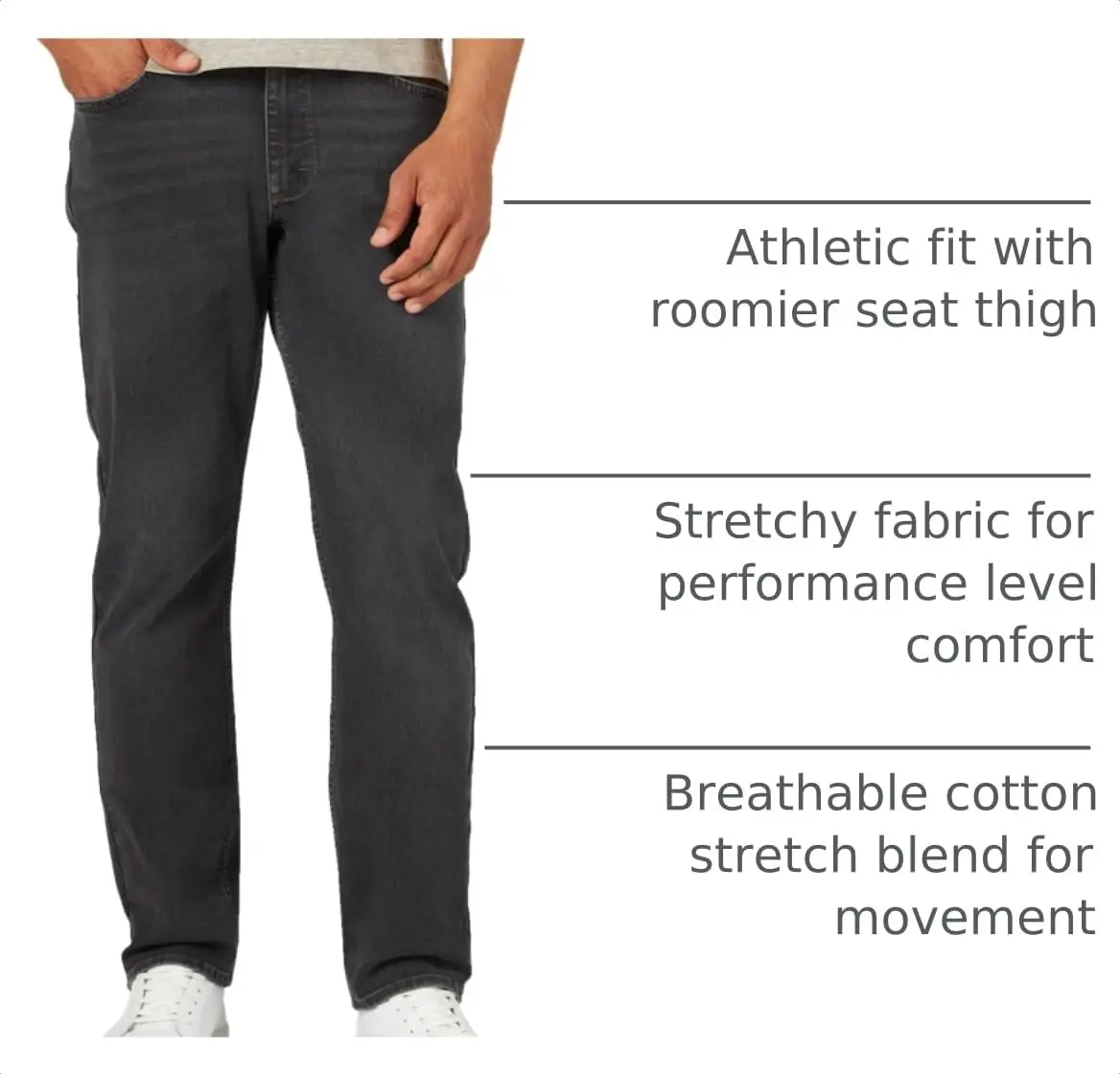 Wrangler Authentics Athletic Fit Stretch Jean | Performance Comfort for Men in India - view 4
