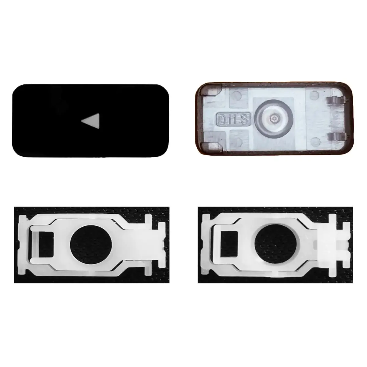 Bfenown Left Arrow Keycap and Hinge for MacBook Pro/Air 2019-2022 Models | Black Plastic Replacement Part - main product image