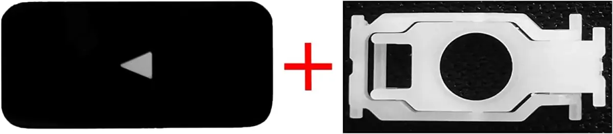 Bfenown Left Arrow Keycap and Hinge for MacBook Pro/Air 2019-2022 Models | Black Plastic Replacement Part - view 6