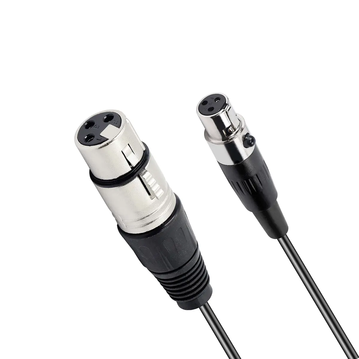 XMSJSIY Mini Female XLR to XLR Female Audio Cable Adapter 3 Pin | High-Quality Signal Transmission - view 2