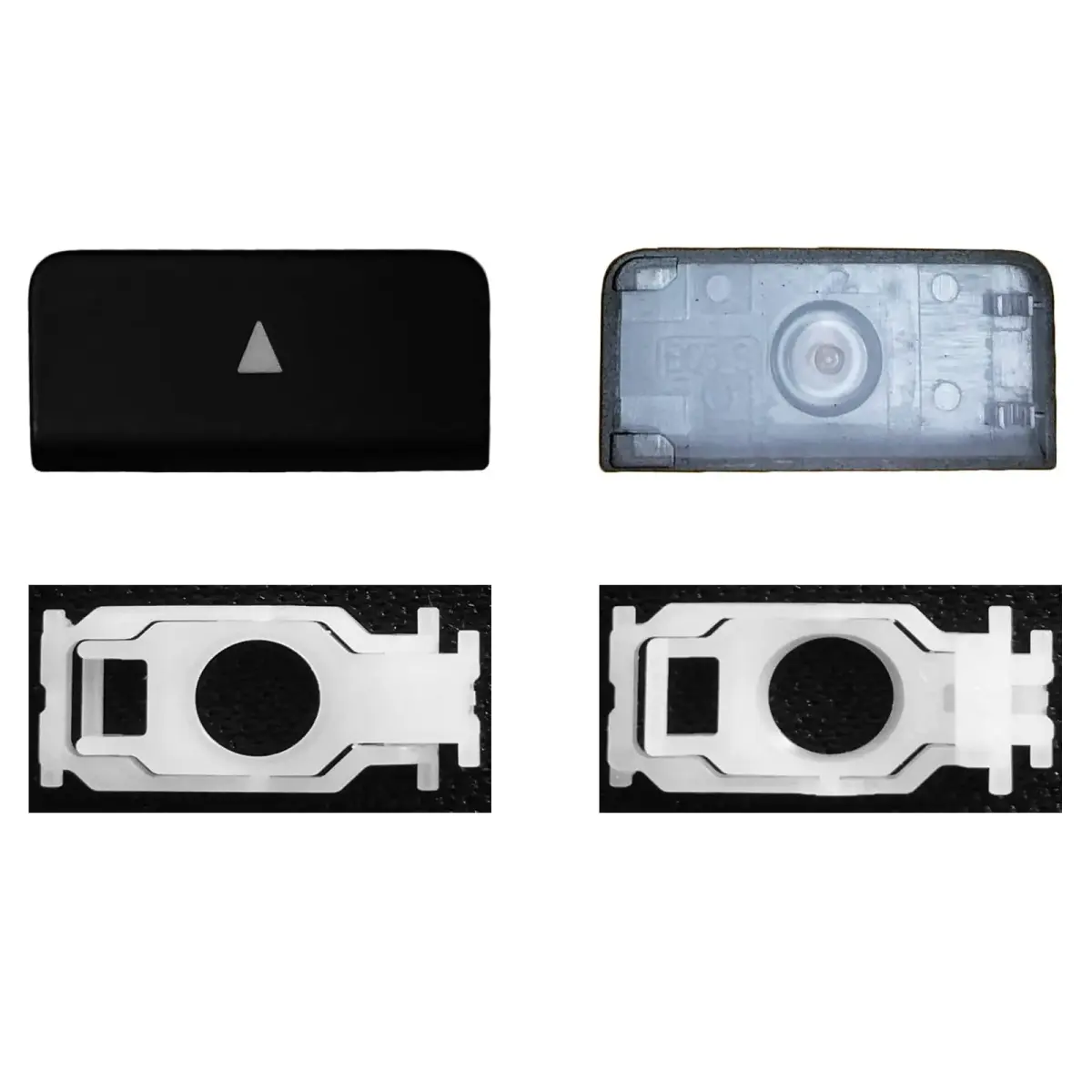Bfenown Replacement Up (Down) Arrow Keycap with Scissor Clip for MacBook Pro/Air 2019-2022 Models | Black Polycarbonate - main product image
