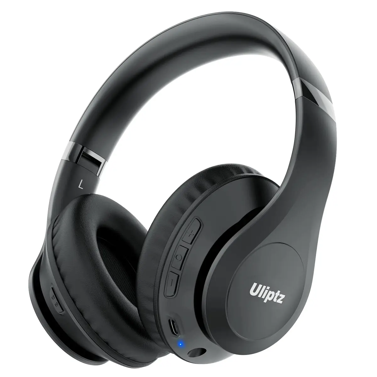 Uliptz Over-Ear Bluetooth Headphones | 65 Hours Playtime, HiFi Stereo, 6 EQ Modes, Built-in Mic - main product image