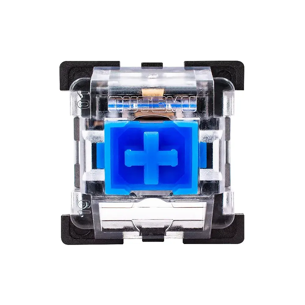 OUTEMU Blue Switches for Mechanical Keyboard, 3-pin Clicky&Tactile Dustproof, 32-Pack | Tactile Feel & Crisp Sound - view 2