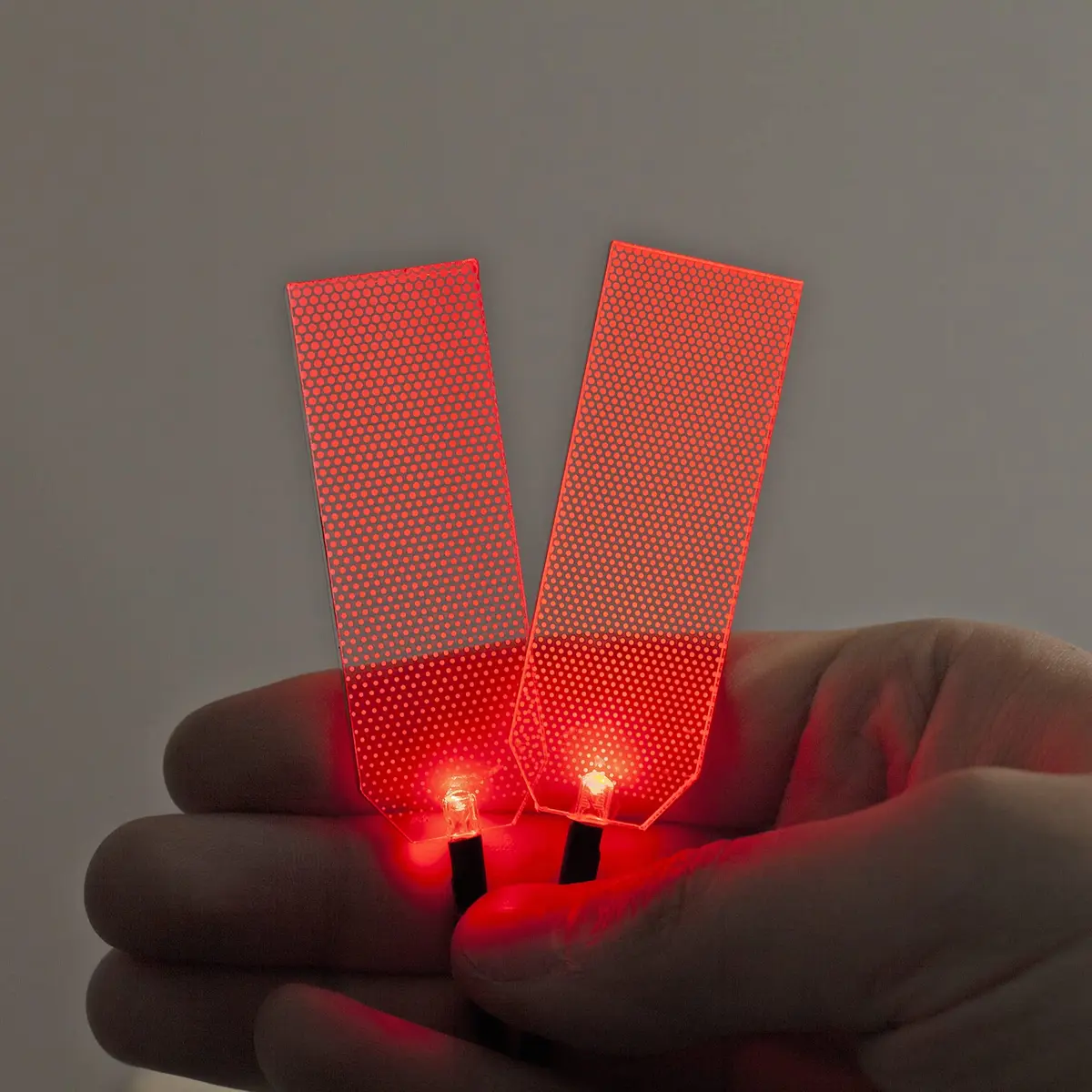 mlnyitus Red LED Helmet Lights DIY Kit for Superhero Masks, 32cm Wire | RGB Superhero Cosplay Accessory - main product image