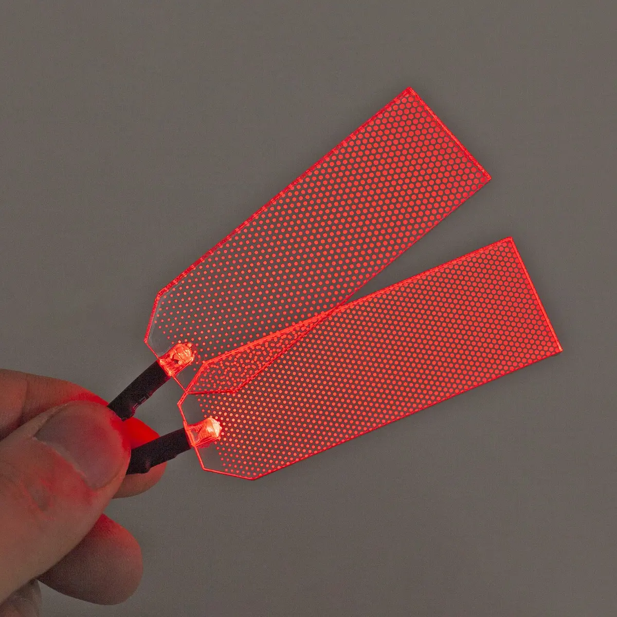mlnyitus Red LED Helmet Lights DIY Kit for Superhero Masks, 32cm Wire | RGB Superhero Cosplay Accessory - view 4