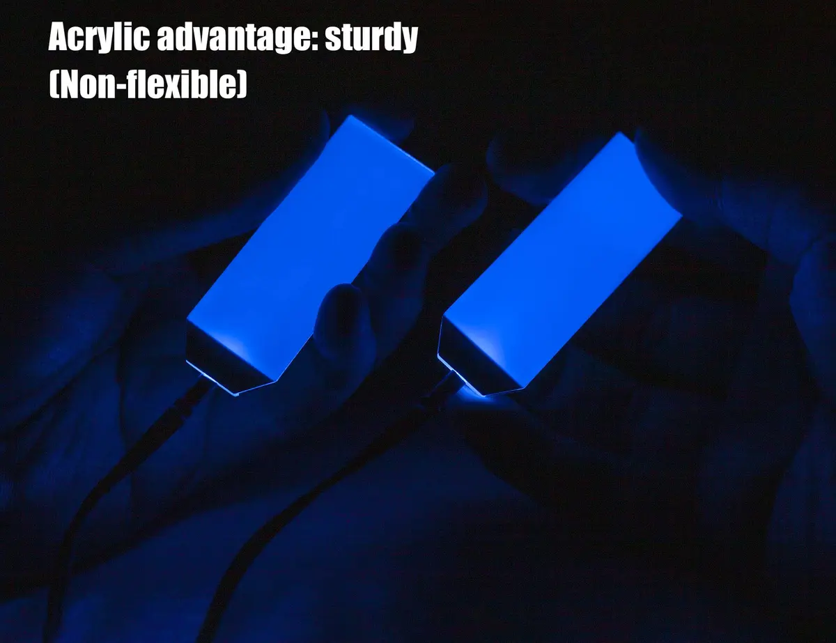 mlnyitus LED Helmet Light Kit Blue | RGB Superhero Mask Modification for Men & Kids - view 3