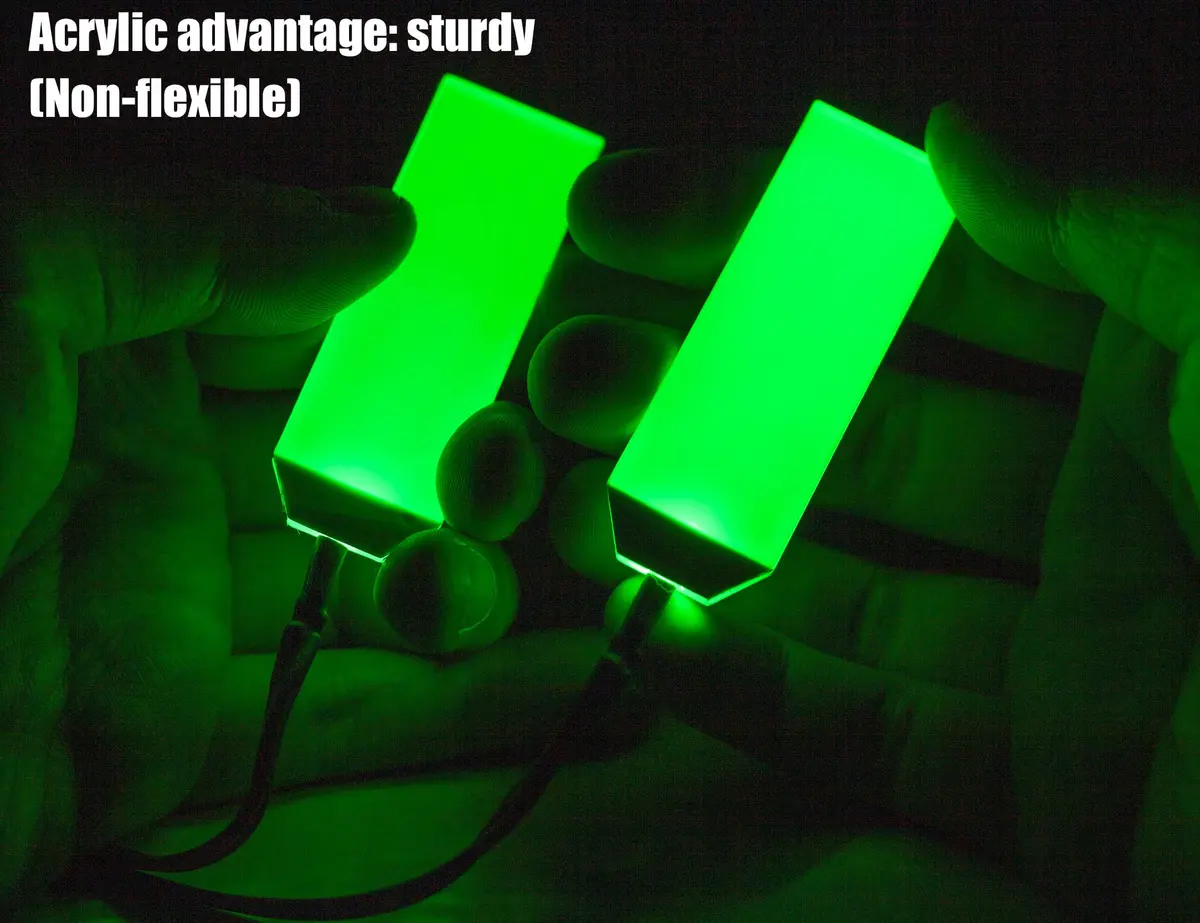 mlnyitus LED Helmet Light Kit Green | 32cm (12.6 in) Wire, Battery Powered - view 3