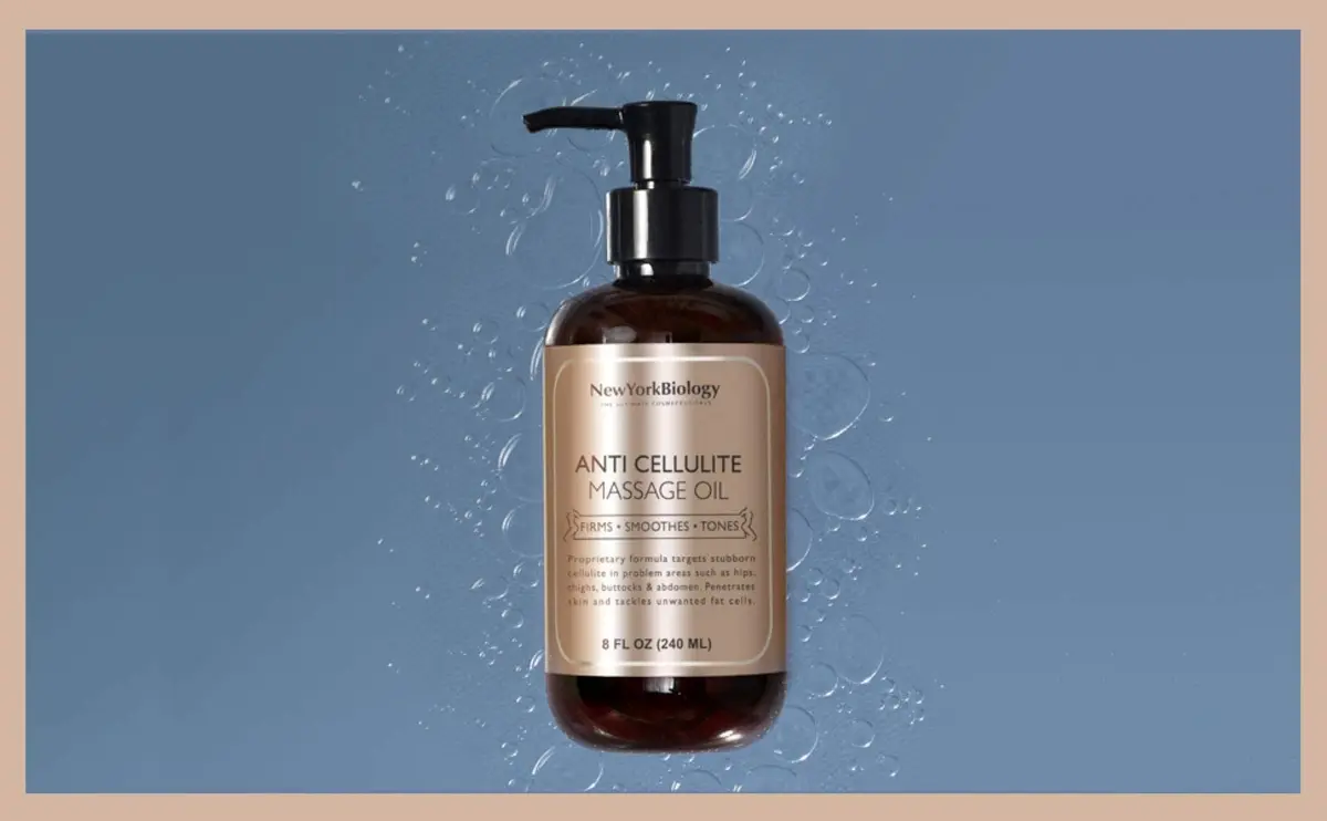 New York Biology Anti Cellulite Massage Oil 16 Fl Oz | Natural Oils for Skin Firming & Hydration - view 4
