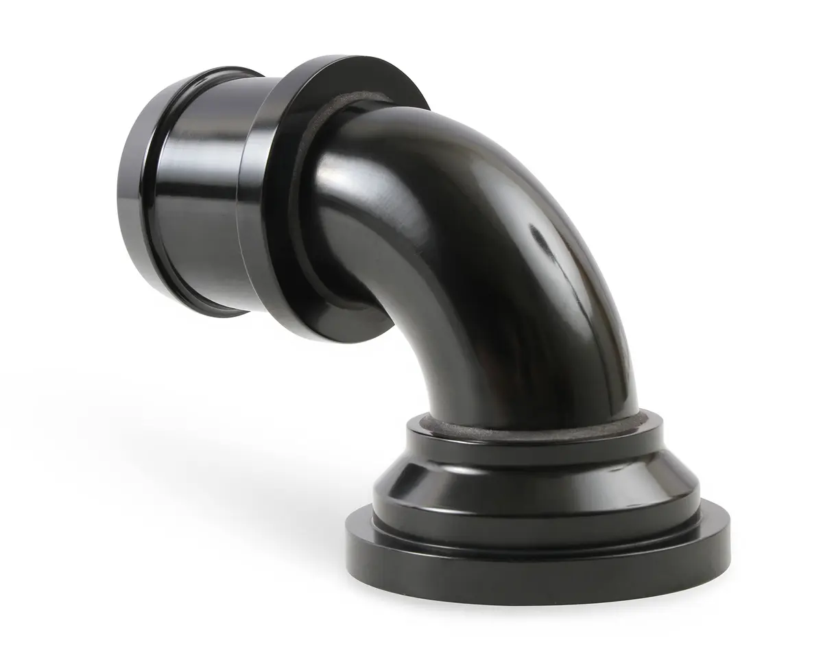 Holley 97-341 Water Neck Swivel 90 Degree Angle Black | Engine Swap Compatible, Corrosion-Resistant Aluminum - view 5