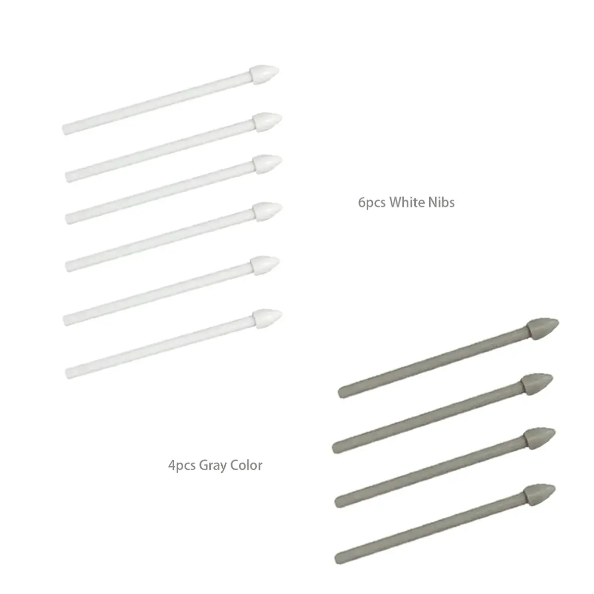 GNLKYZWV White S Pen Nibs Replacement (5+5 pcs Set) | For Samsung Galaxy Tab S7/S7 Plus Stylus Pen - view 3
